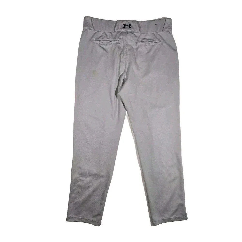 Under Armour Utility Baseball Pants Mens XL Gray 37x32